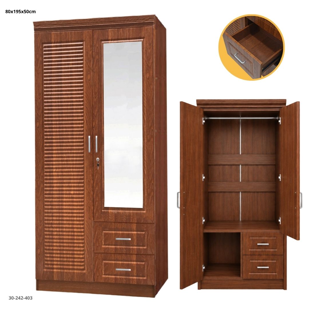 Armario Chocolate 80*50*195 W082-5# - vista 3 (30-242-403)