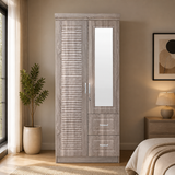 Armario Gris Claro 80*50*195 W083-7R en ambiente