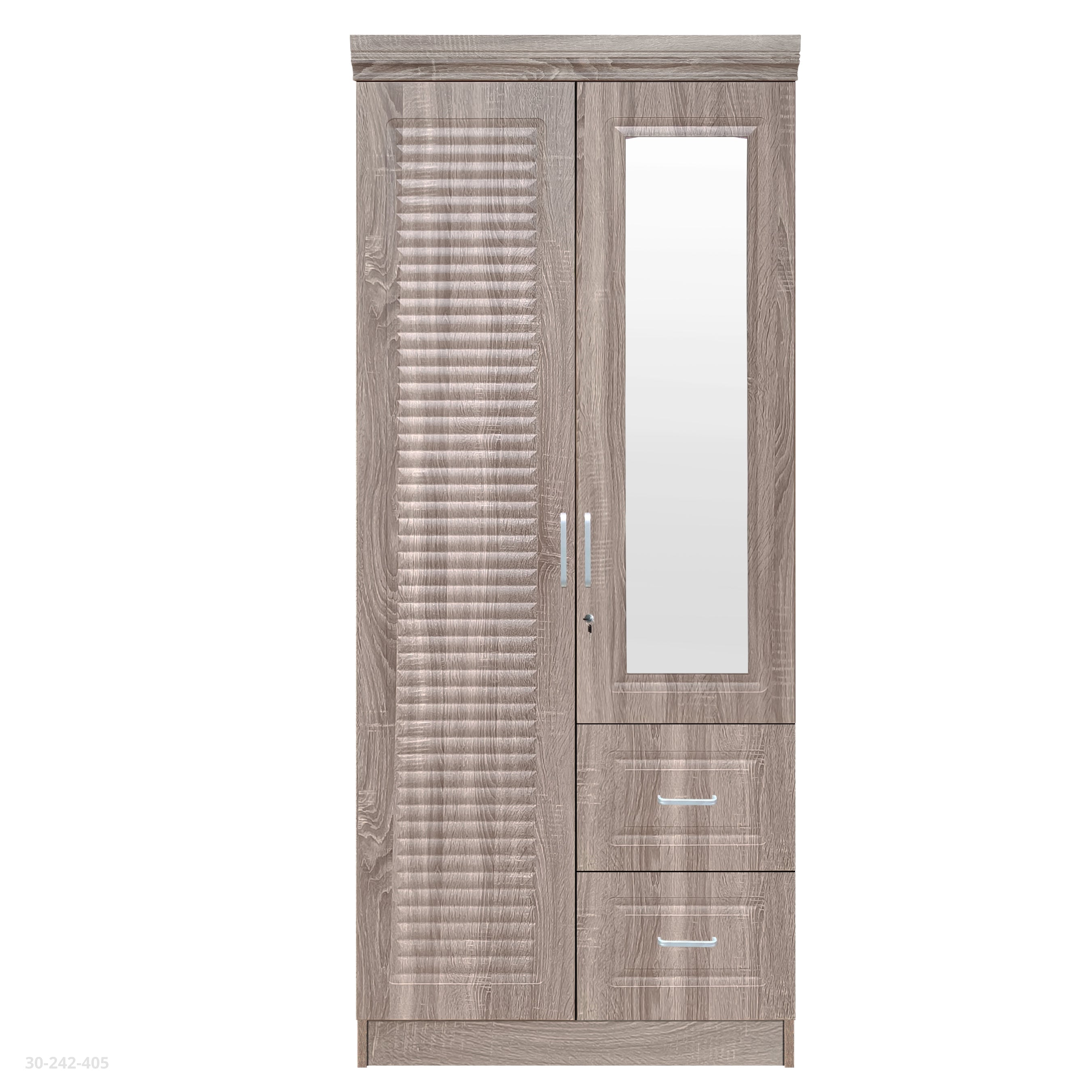 ARMARIO GRIS CLARO 80*50*195 W083-7R