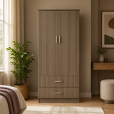 Armario Gris 80*50*180CM WP02-9 en ambiente