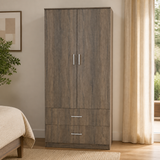 Armario Sonoma Oscuro 80*50*180 Cm WP02-9 en ambiente
