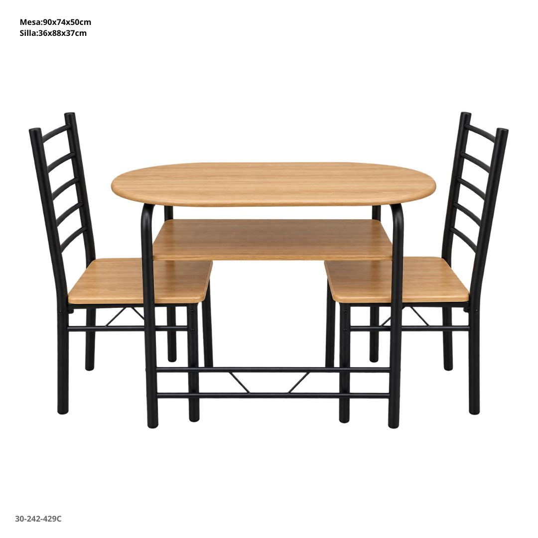 PLASTIC 5-SEAT TERRACE SET SATANA / 8-0138