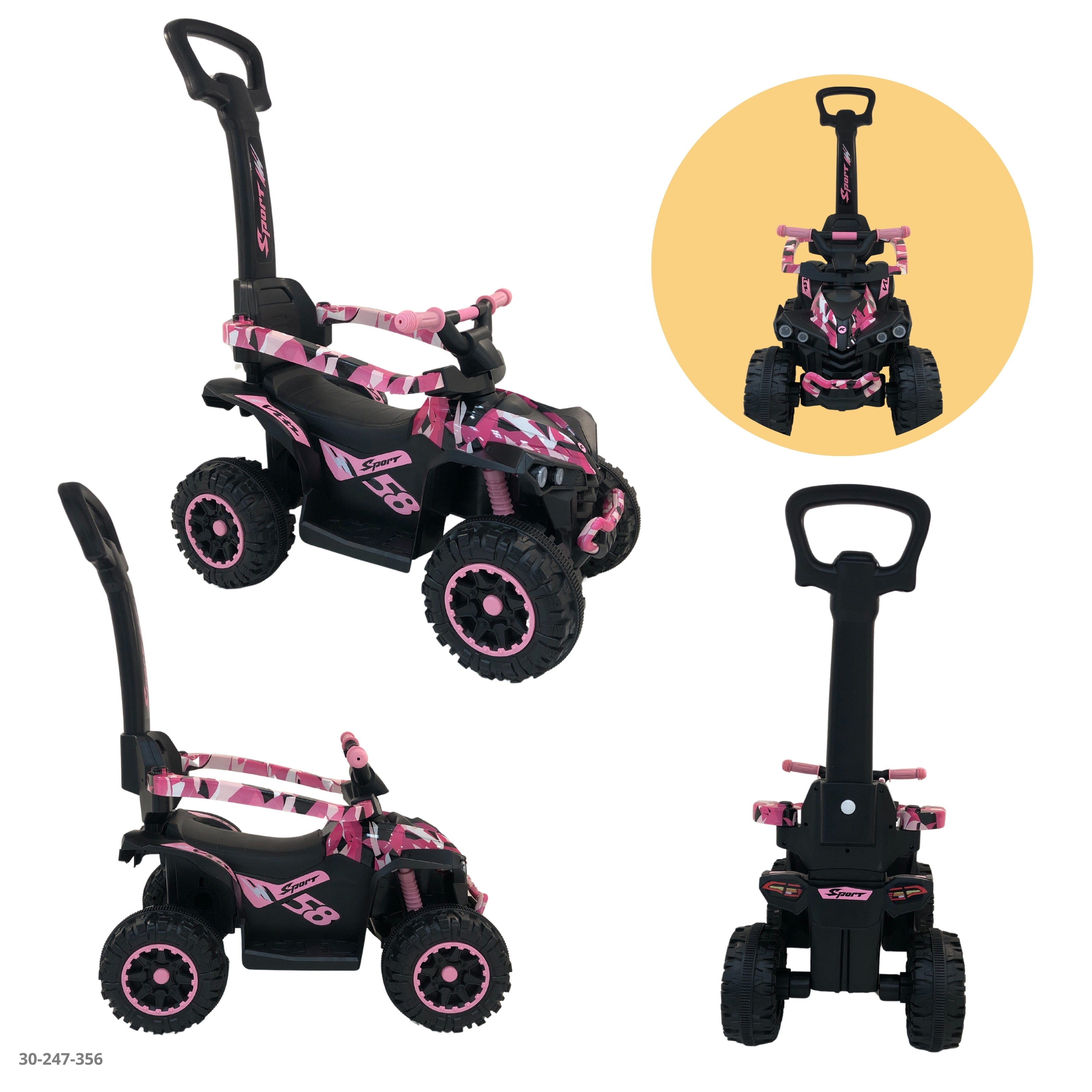 MOTO PARA NIÑOS ROSA