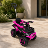 Moto Rosa para Niños Giratorio en ambiente exterior