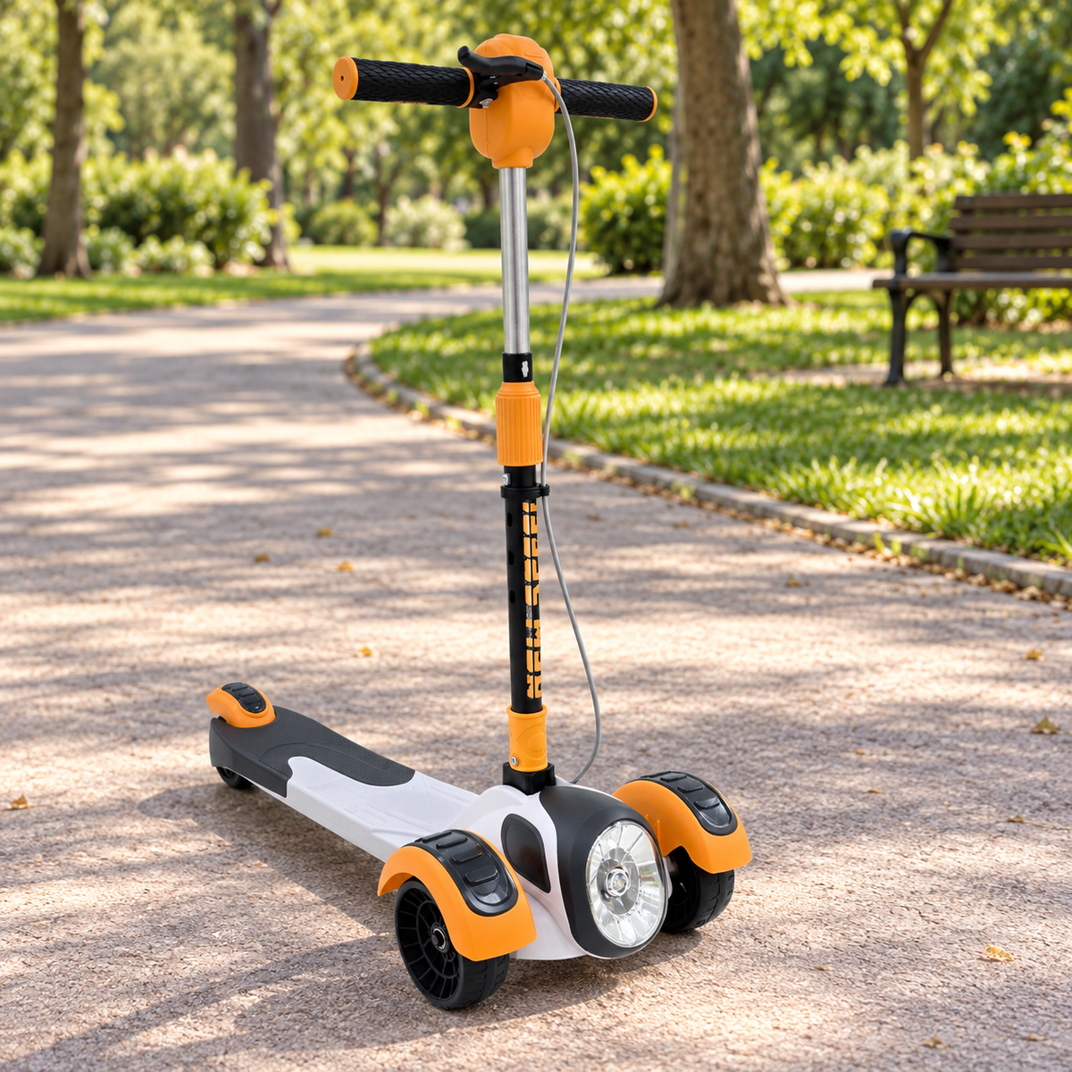 Scooter de Niños Naranja en ambiente