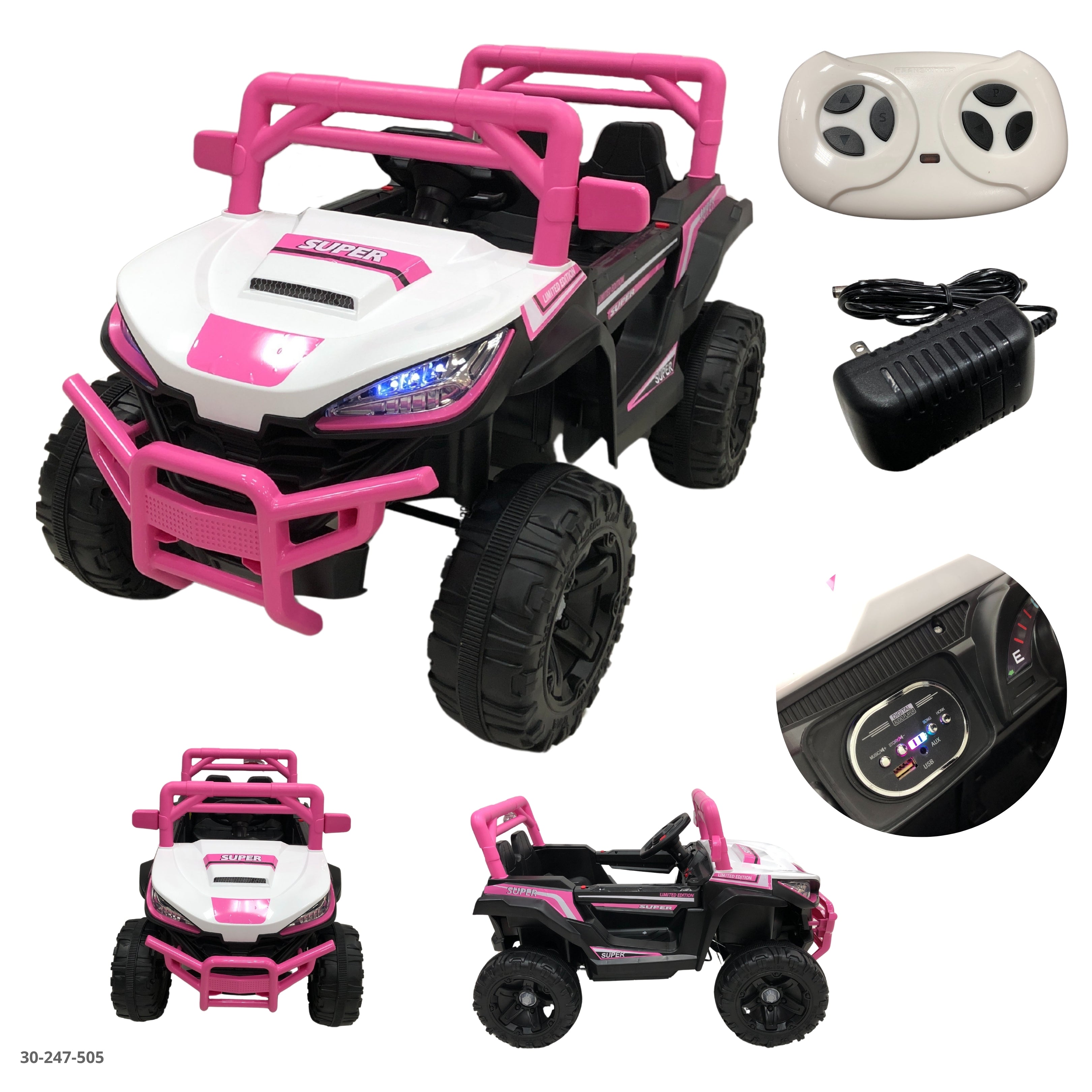 CHILDREN'S SCOOTER BLACK/GOLD / 30-247-307