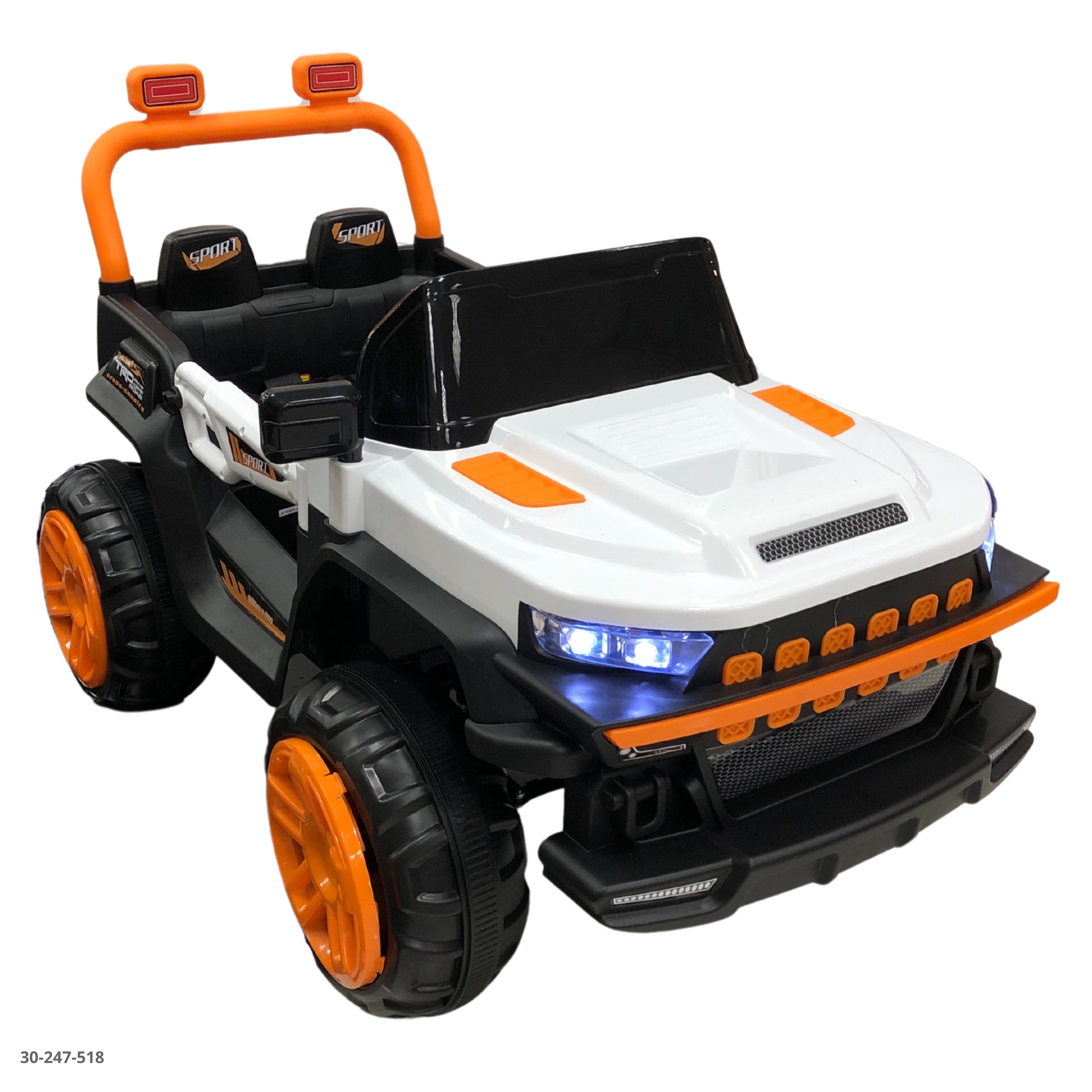 CARRO BLANCO PARA NIÑOS