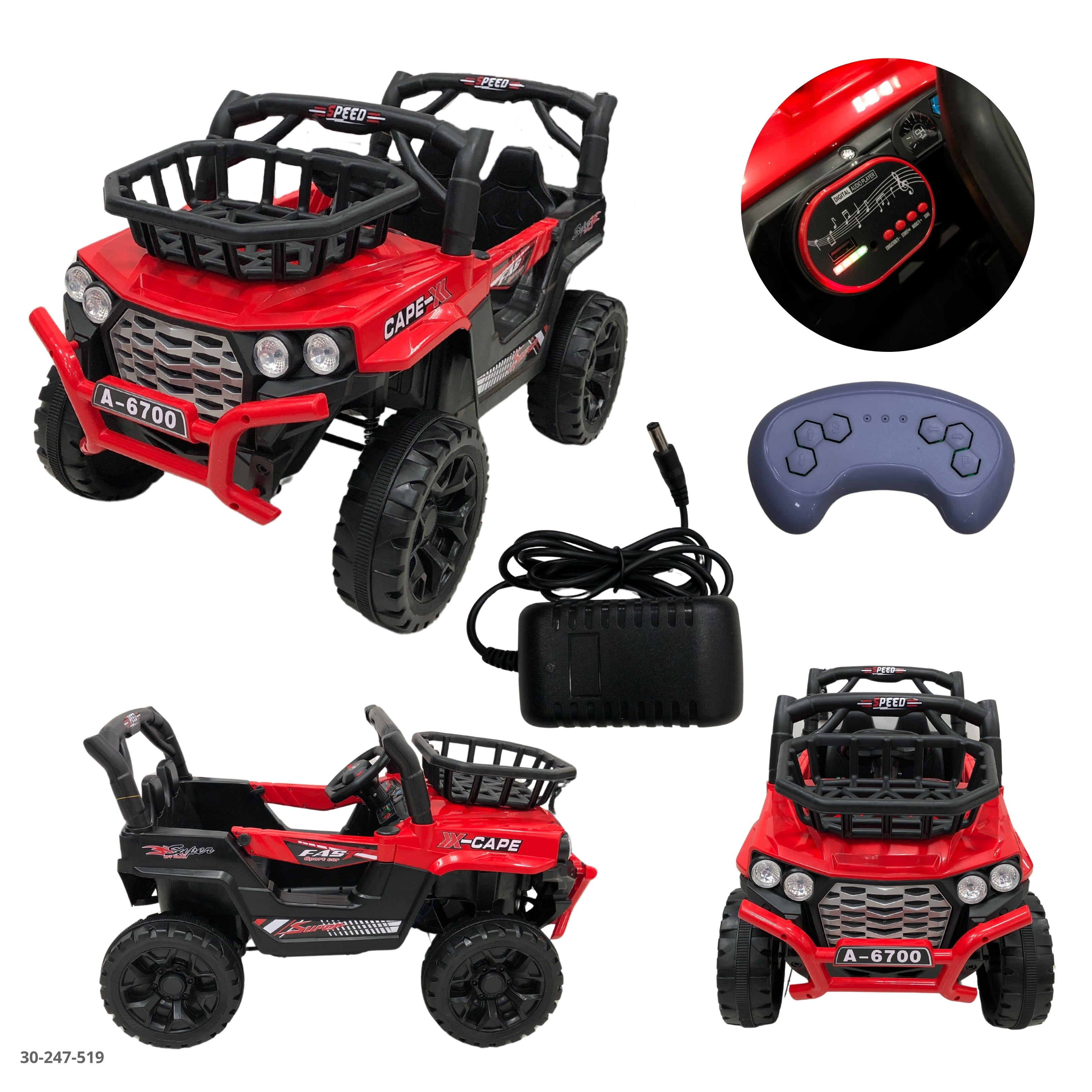 CHILDREN'S SCOOTER BLACK/GOLD / 30-247-307