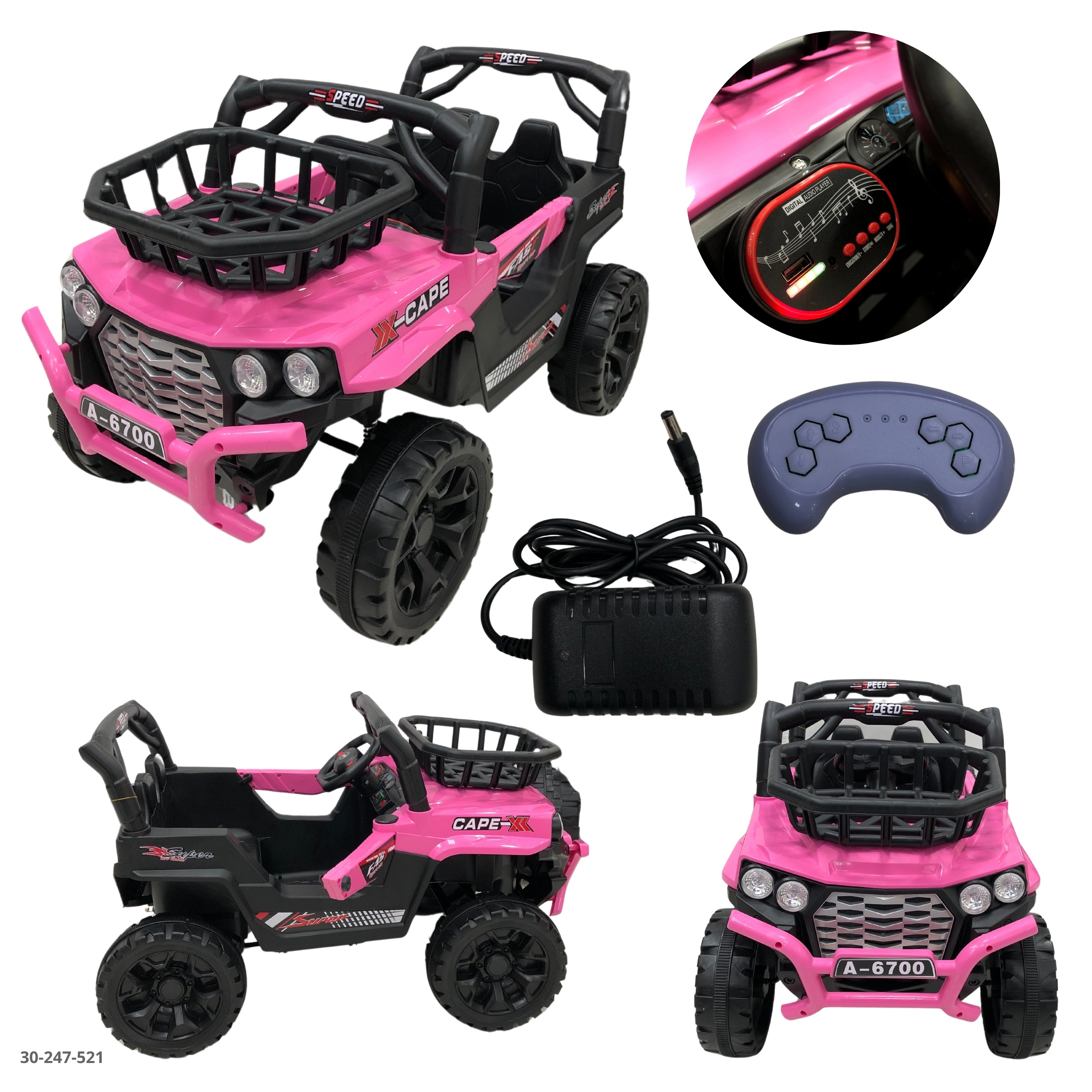 CHILDREN'S SCOOTER BLACK/GOLD / 30-247-307