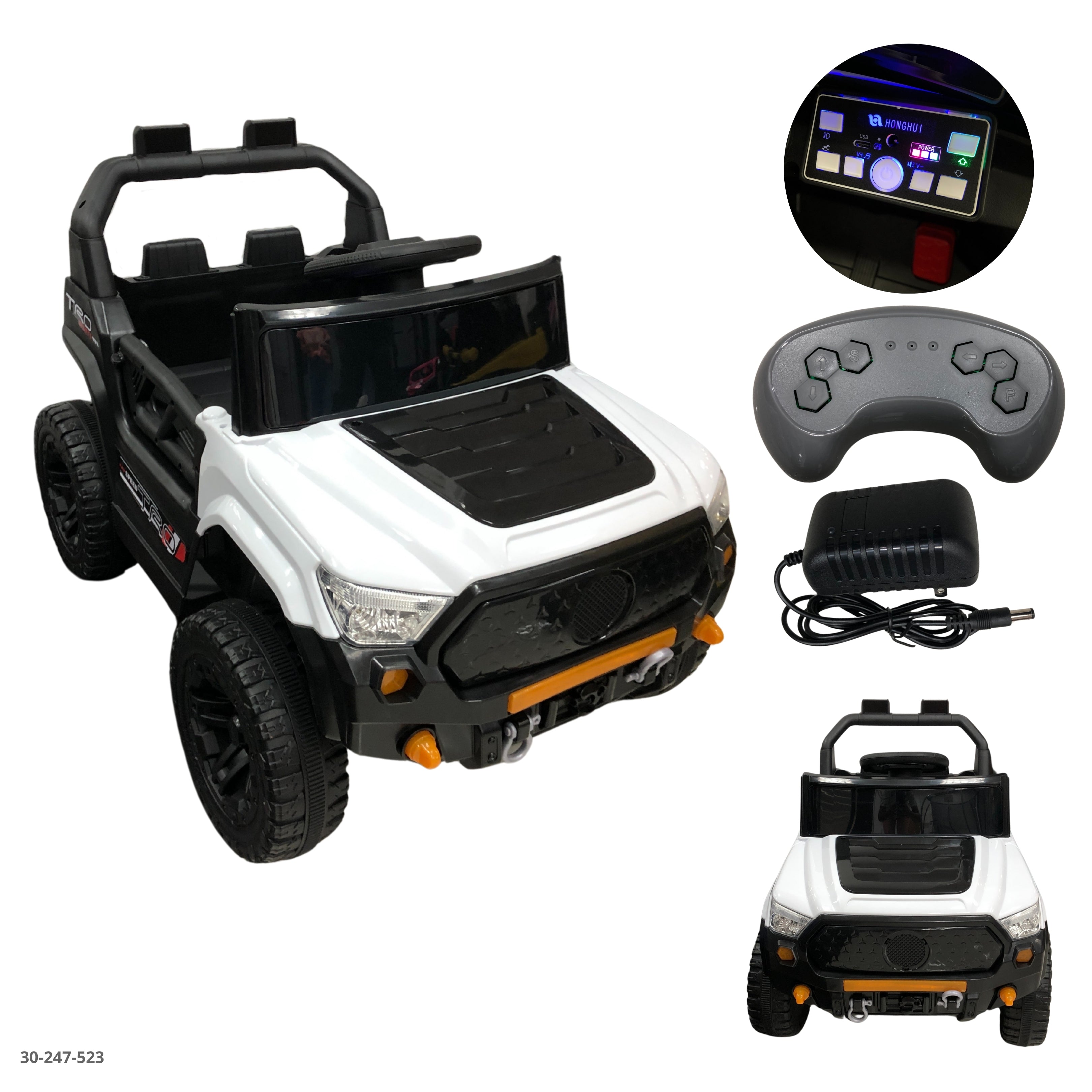 CHILDREN'S SCOOTER BLACK/GOLD / 30-247-307