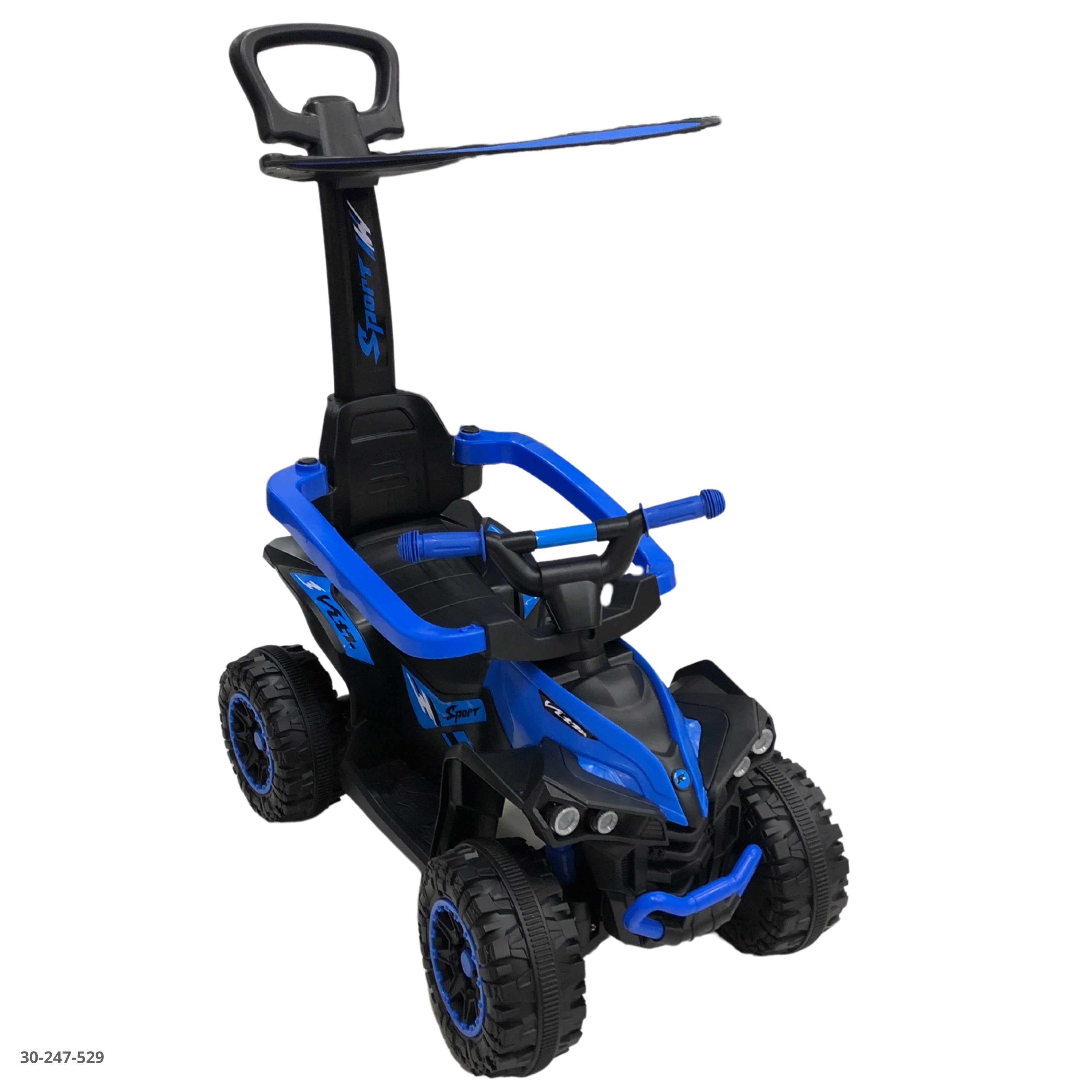Moto azul con techo para niños 30-247-529