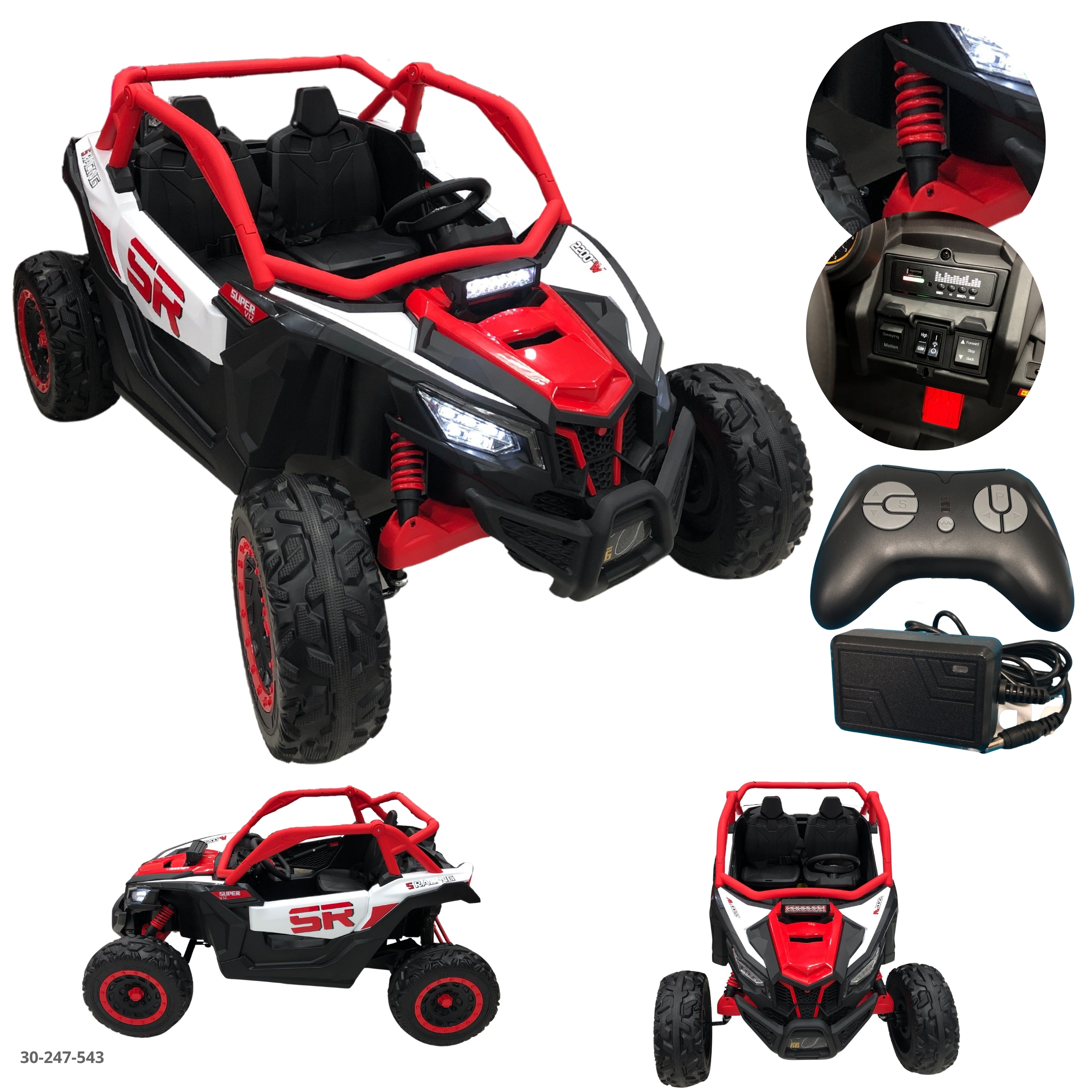 CHILDREN'S SCOOTER BLACK/GOLD / 30-247-307