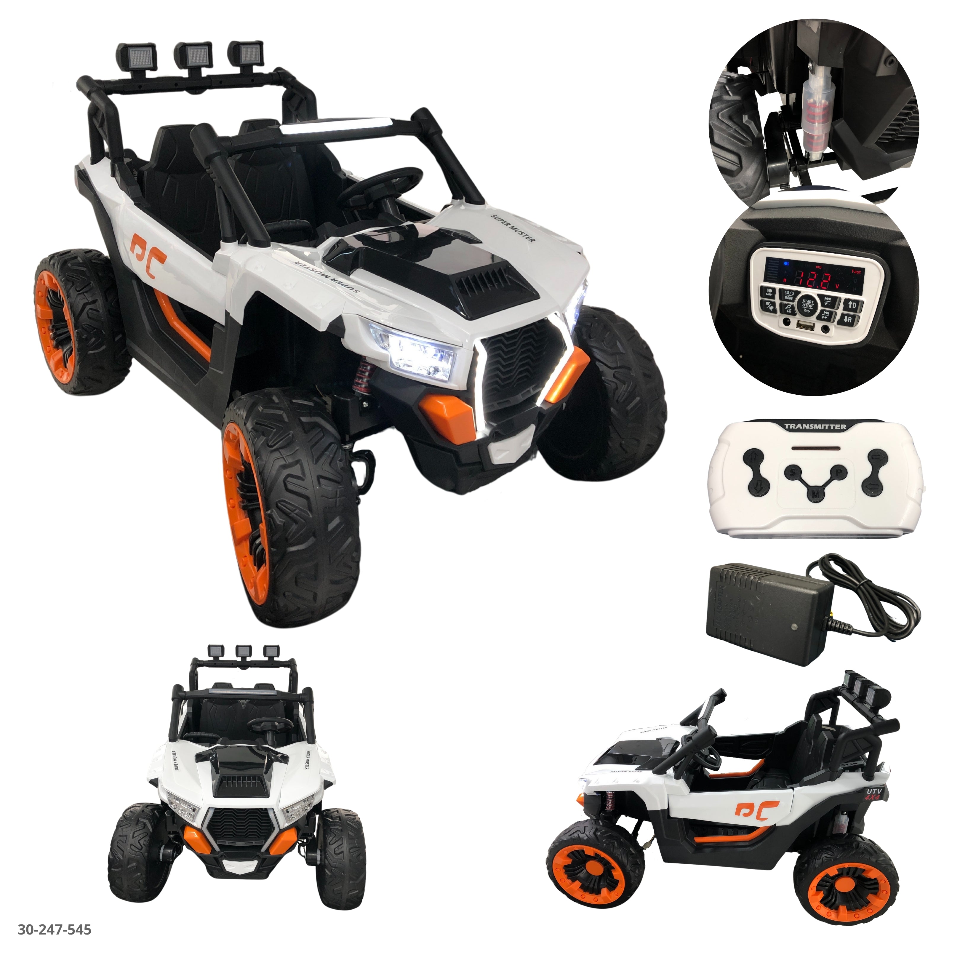 CHILDREN'S SCOOTER BLACK/GOLD / 30-247-307