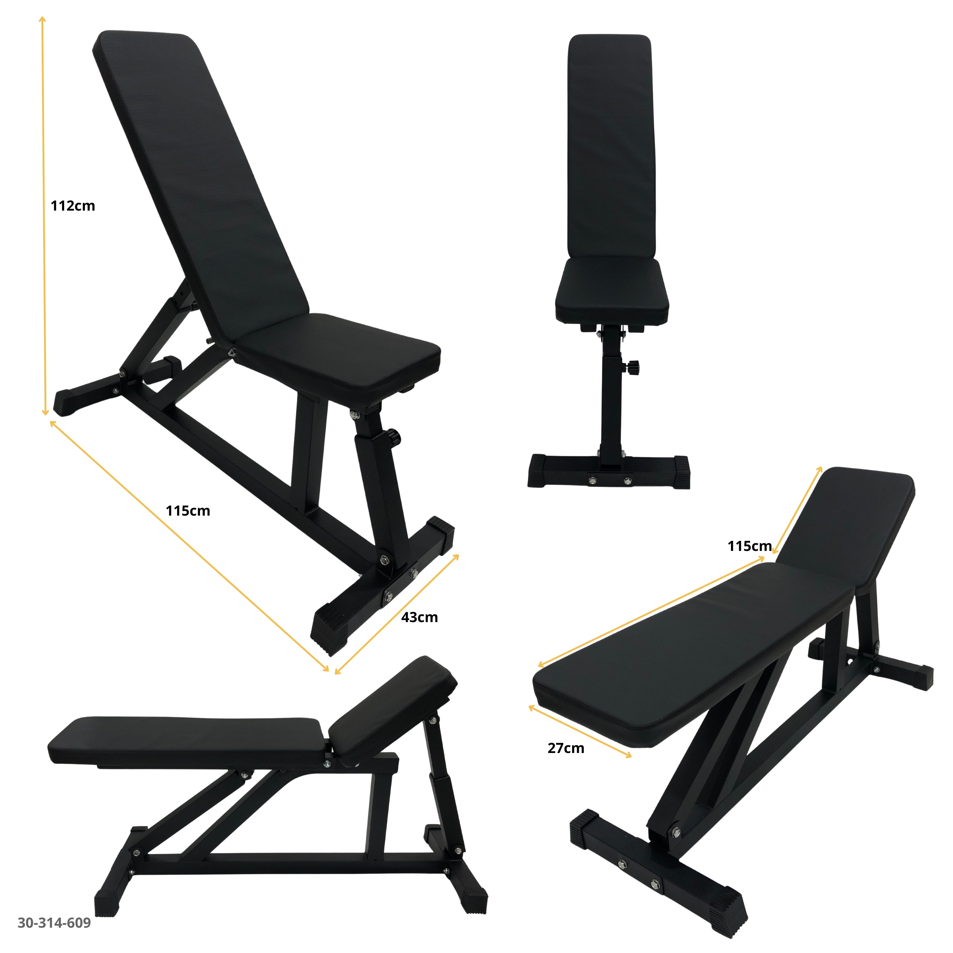 BANCO AJUSTABLE PARA EJERCICIOS