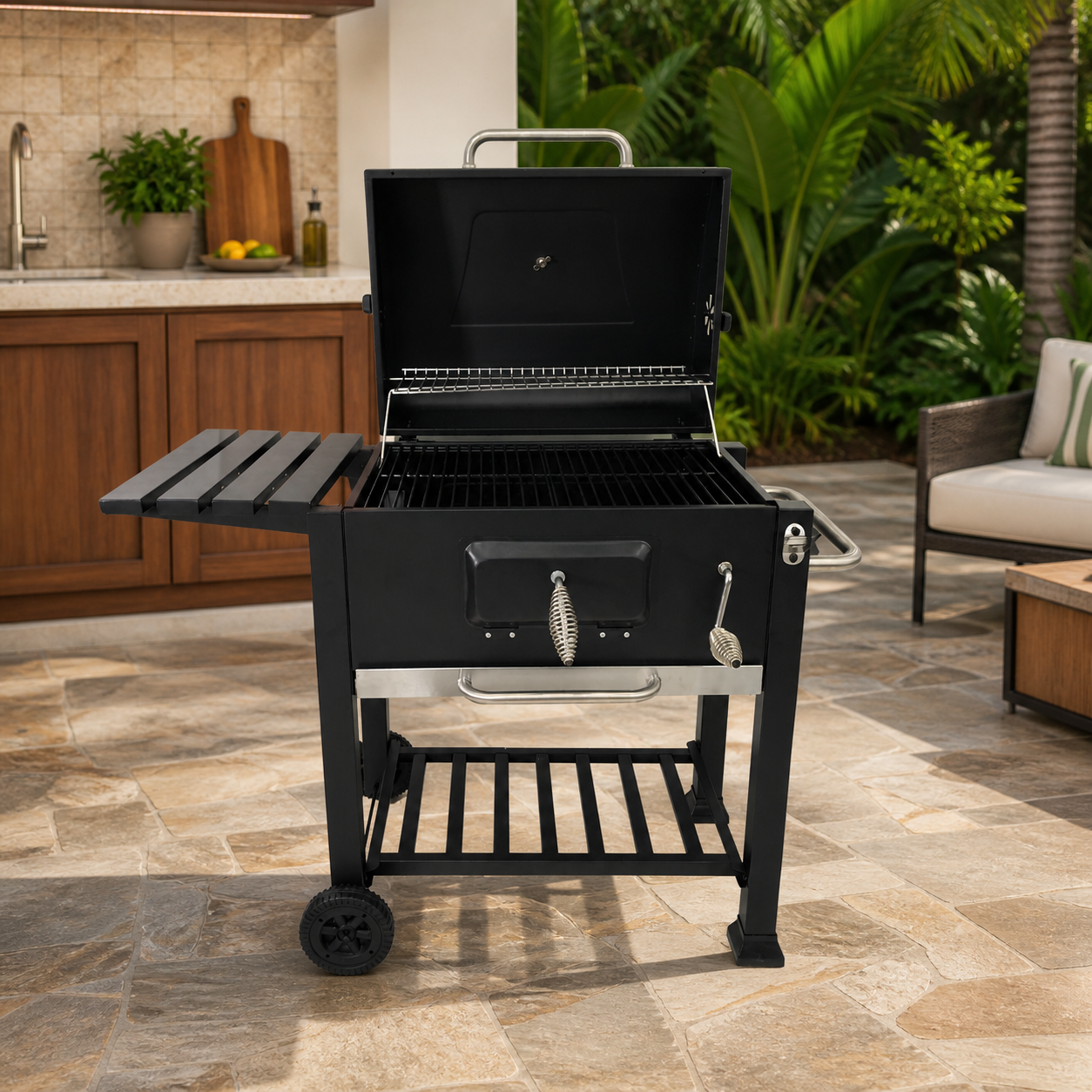30-330-753 - barbacoa en ambiente exterior