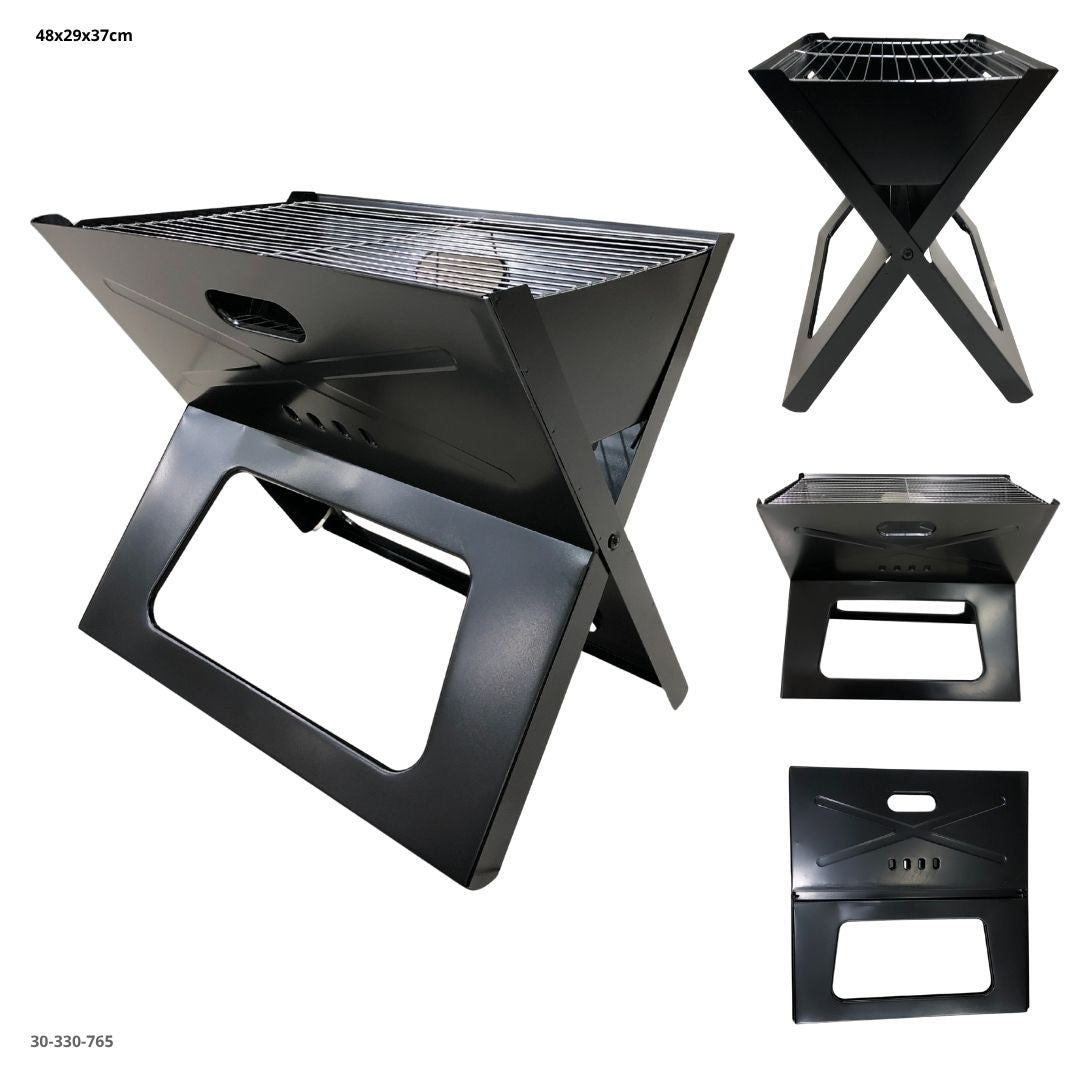 Barbacoa Plegable Portátil 48x29x37 cm - Ref. 30-330-765