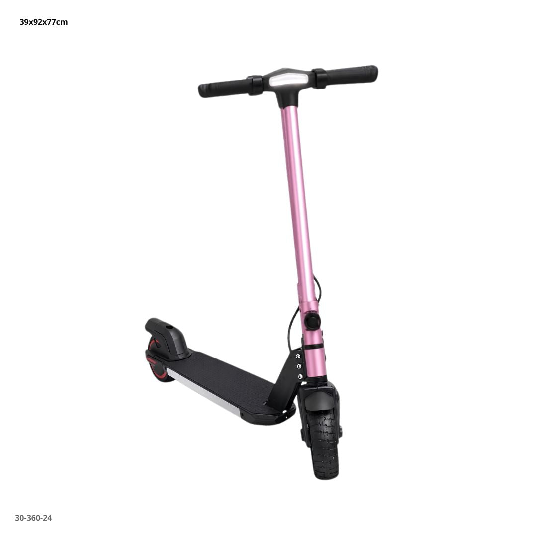 Scooter eléctrico plegable para niños 24V color rosado (30-360-24)