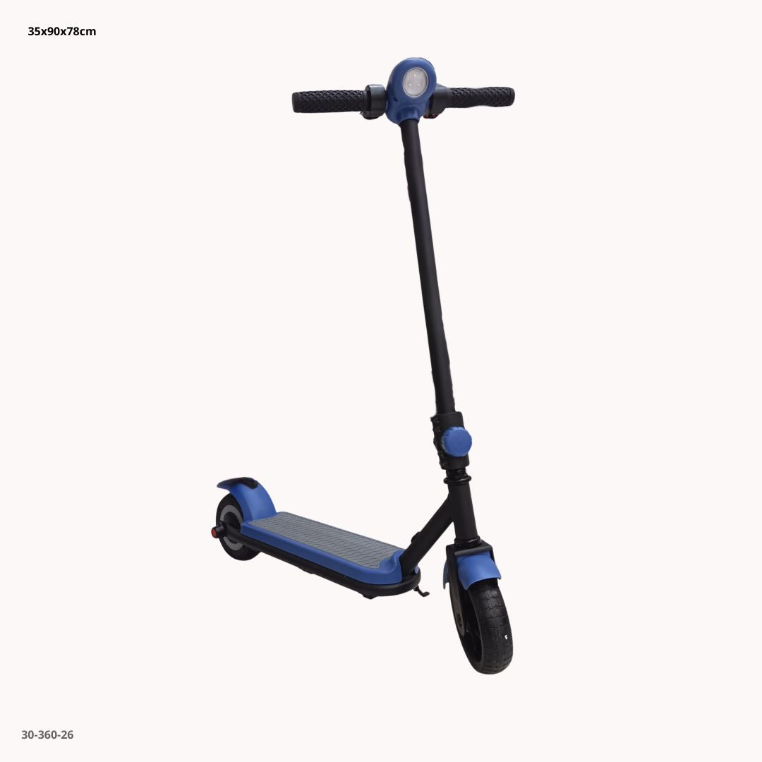 Scooter eléctrico para niños con luces LED 150W color azul (30-360-26)