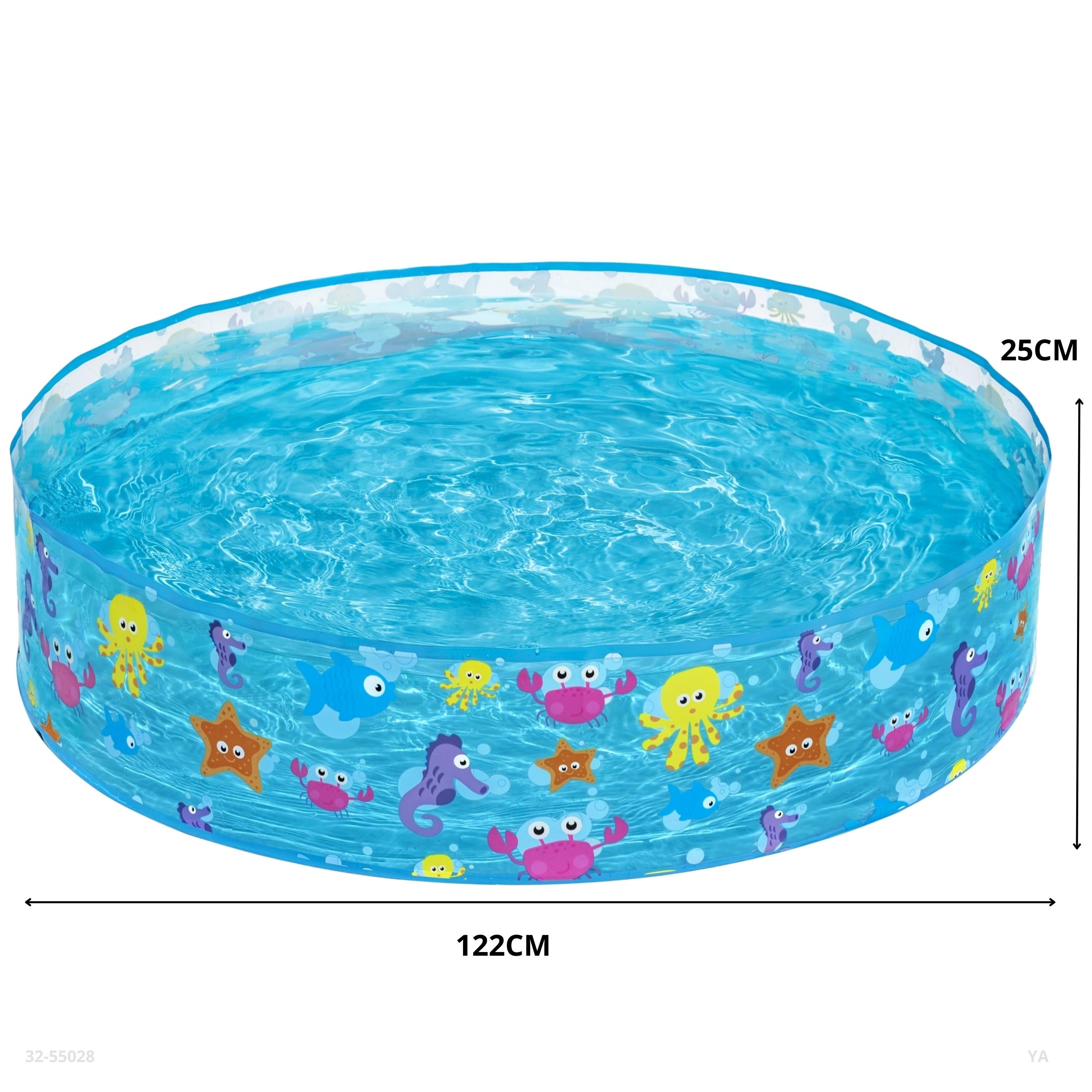 ROUND PLASTIC POOL FOR CHILDREN 72"X15" / 32-15069