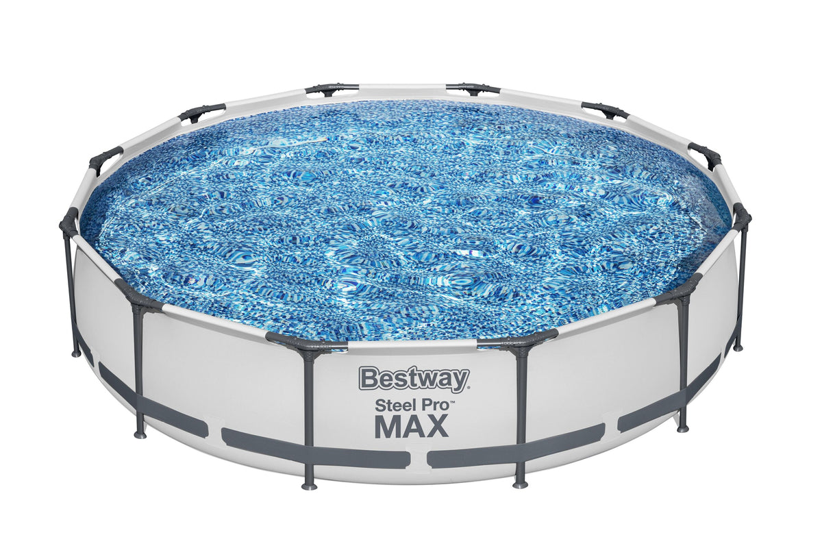 Piscina Bestway Steel Pro Max Redonda 366x76 cm con Bomba de Filtro