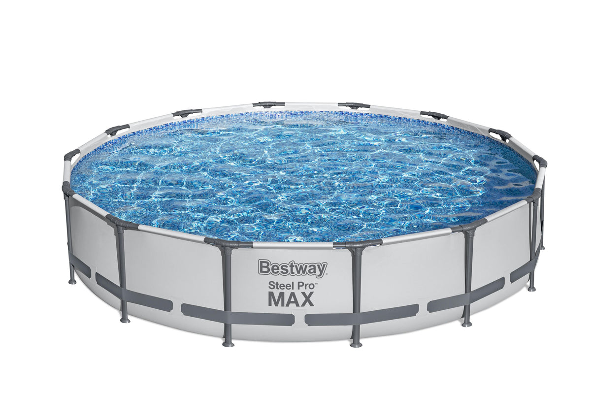 Piscina Bestway Steel Pro Max Redonda 427x84 cm con Bomba y Escalera
