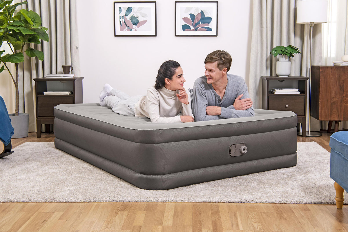 Colchón inflable Bestway Tough Guard Queen - en uso (32-69051)