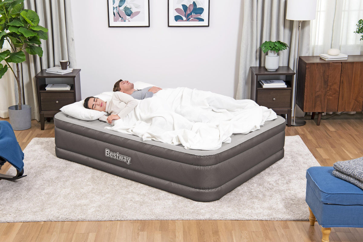 Colchón inflable Bestway Tough Guard Queen - en uso (32-69051)