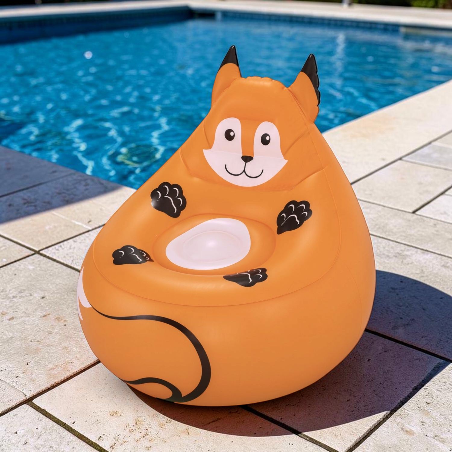 Silla Inflable de Animales en ambiente