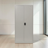 Gabinete Metalico 2 Puertas Gris en ambiente