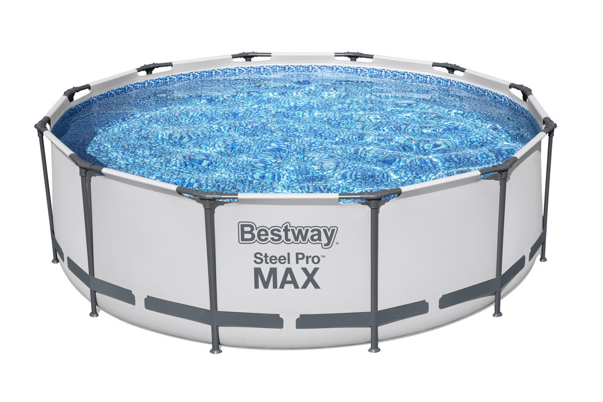 Piscina Bestway Steel Pro Max Redonda 366x100 cm con Bomba de Filtro