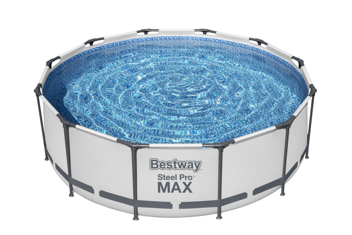 Piscina Bestway Steel Pro Max Redonda 366x100 cm con Bomba de Filtro
