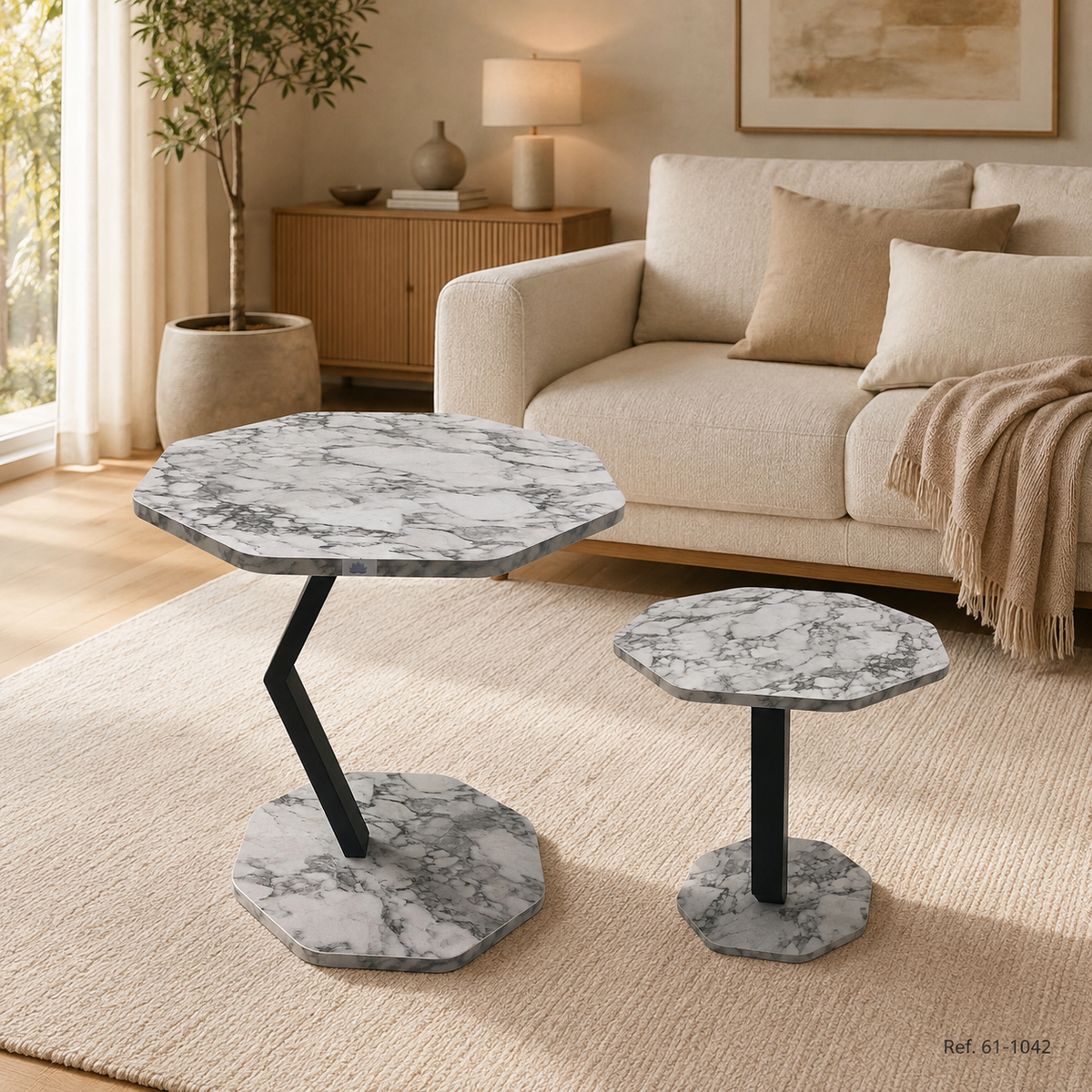 Mesa 61-1042 en ambiente contemporáneo. Ref. 61-1042
