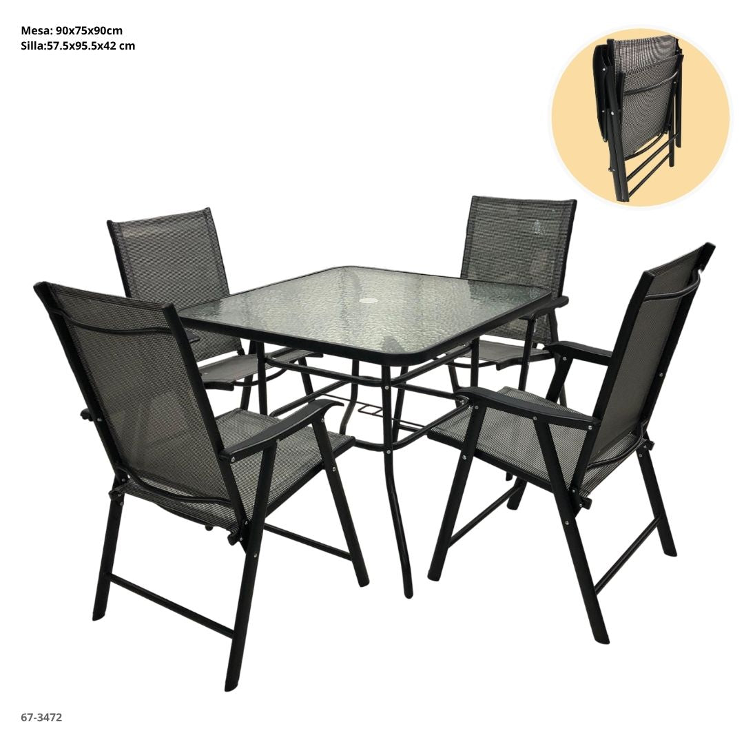 JUEGO DE MESA+4 SILLAS