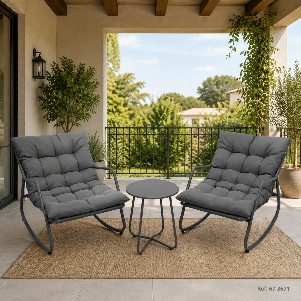 Juego de terraza ambiente Ref. 67-3671