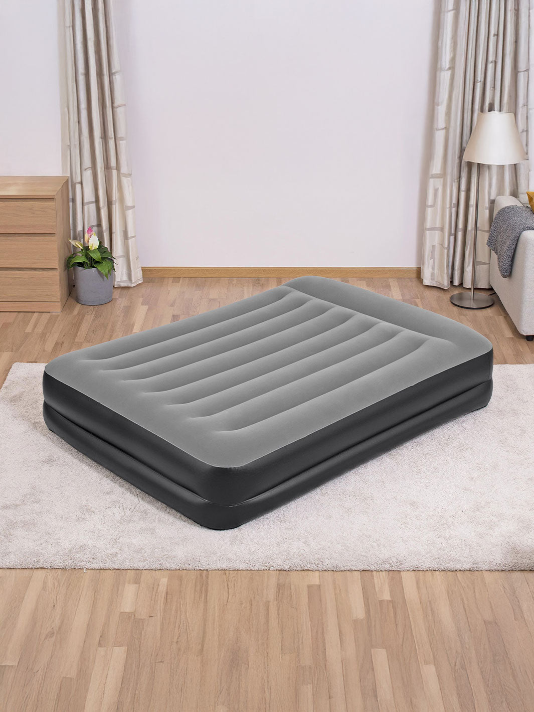Colchón Inflable Bestway Queen 203 x 152 x 46 cm con Inflador Eléctrico Modelo 671NW - vista 2 - Ref. 32-671NW