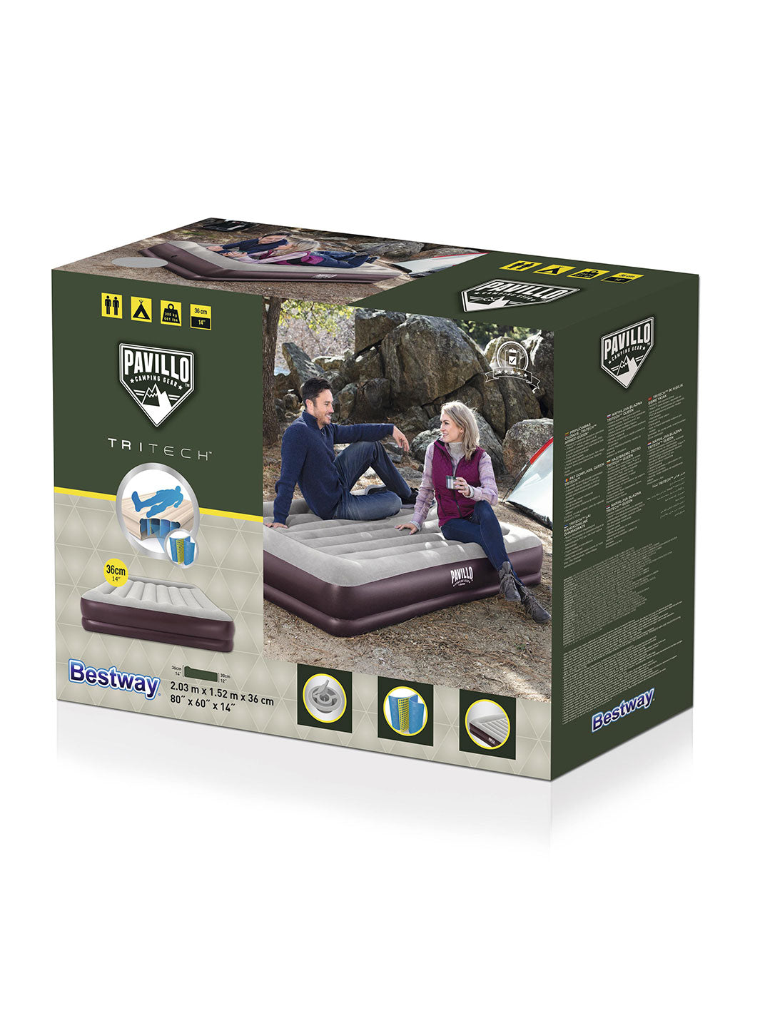 Colchón Inflable Bestway Queen 203 x 152 x 36 cm - vista 6 - Ref. 32-671MJ