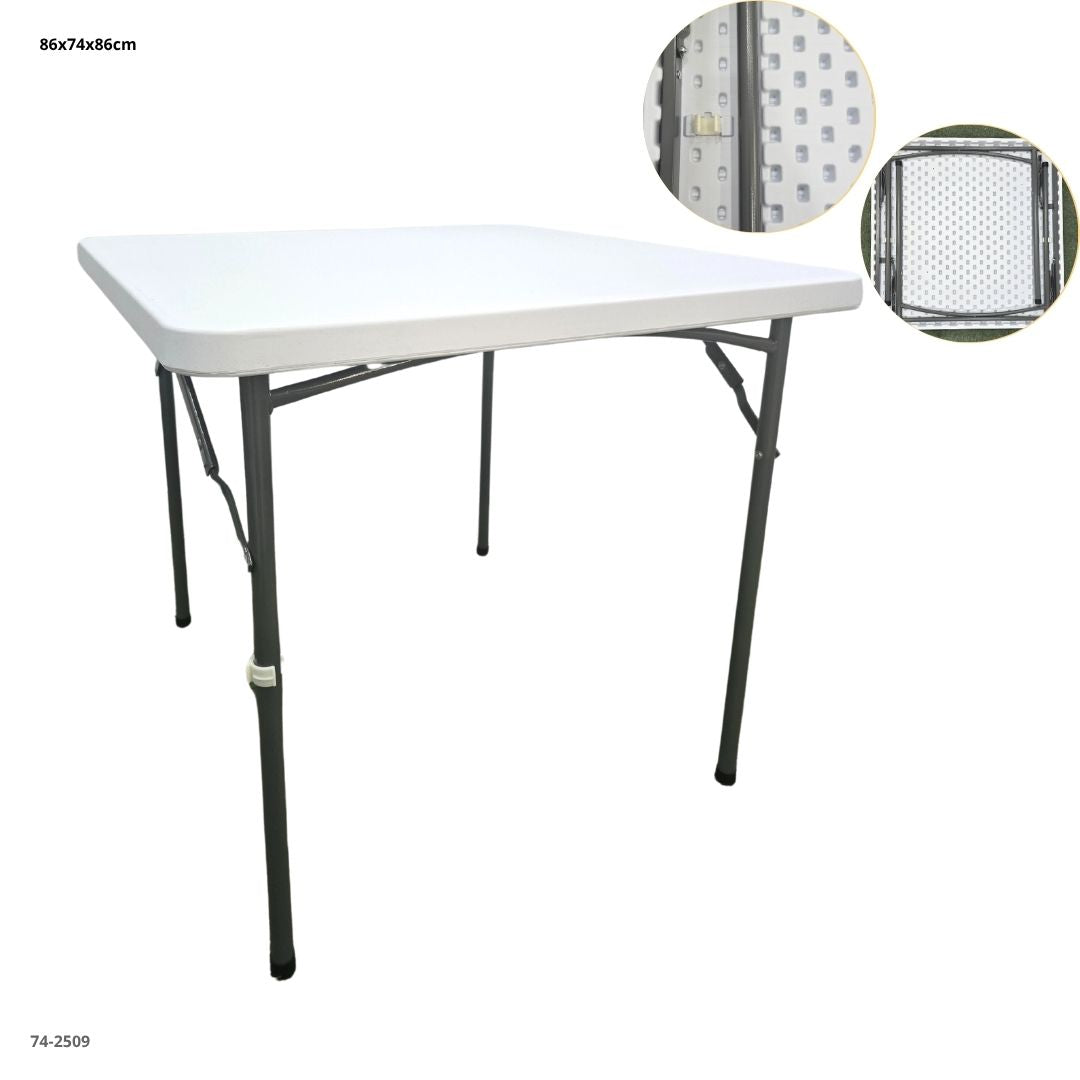4' WHITE PLASTIC FOLDING TABLE 94-ZK-120