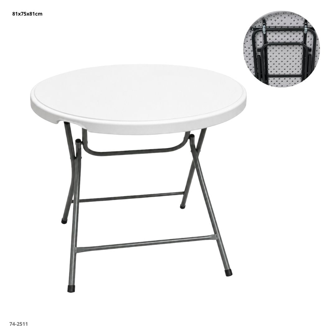 4' WHITE PLASTIC FOLDING TABLE 94-ZK-120