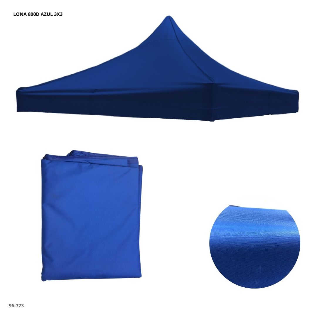 LONA 800D AZUL 3X3