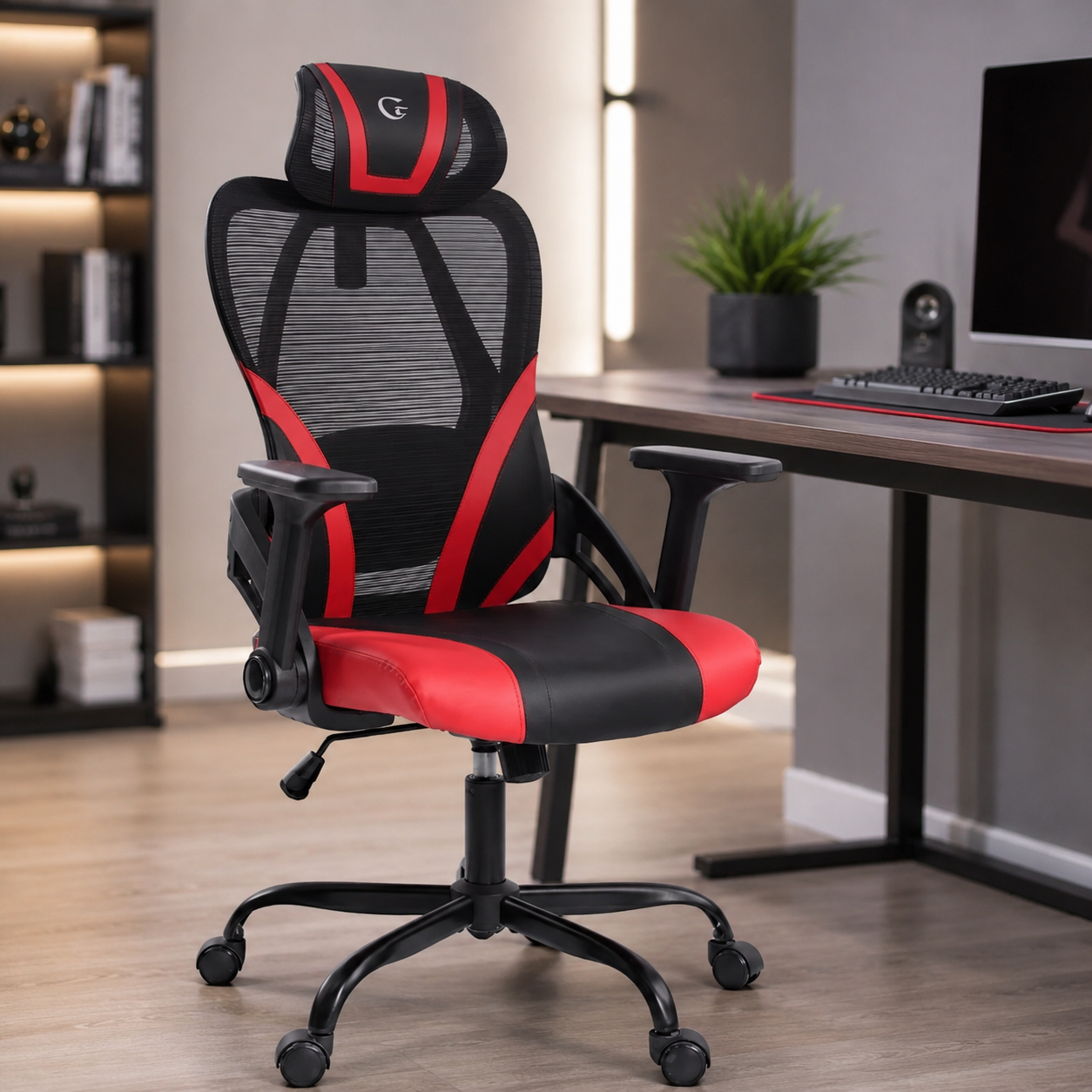 Silla Gaming Negro/Rojo