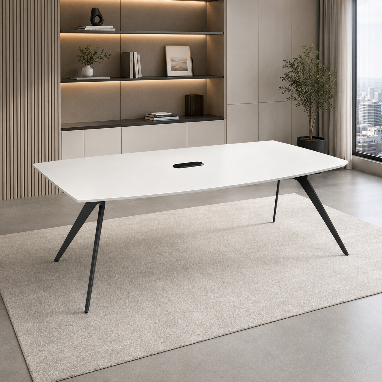 MESA DE CONFERENCIA  220*110*75CM