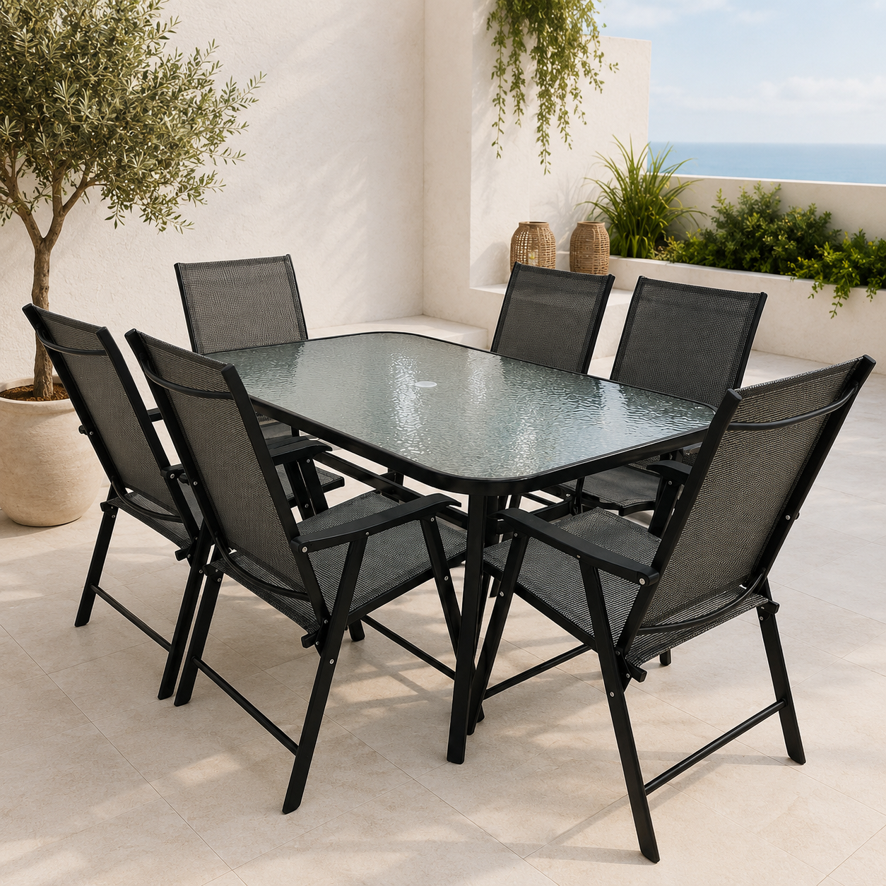 JUEGO DE MESA+6 SILLAS