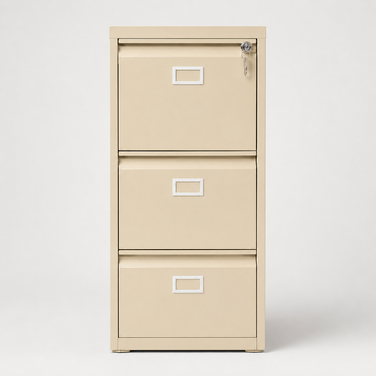 ARCHIVADOR METALICO 3 GAVETAS PLEGABLE BEIGE