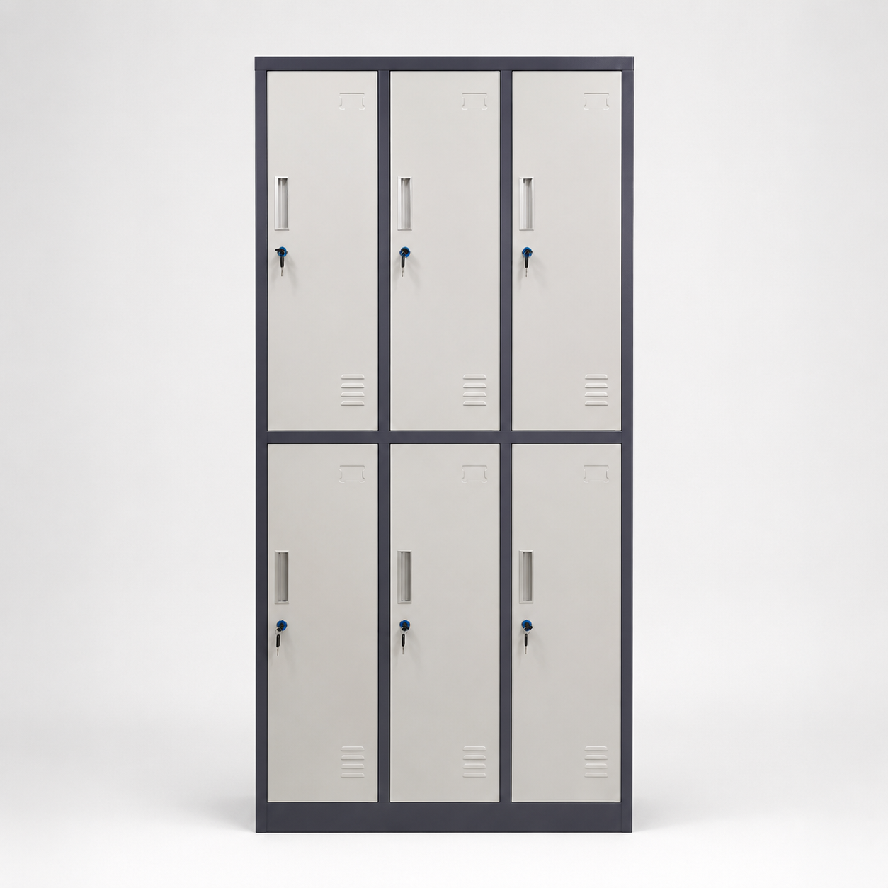 CASILLERO METALICO 6 PUERTAS PLEGABLE