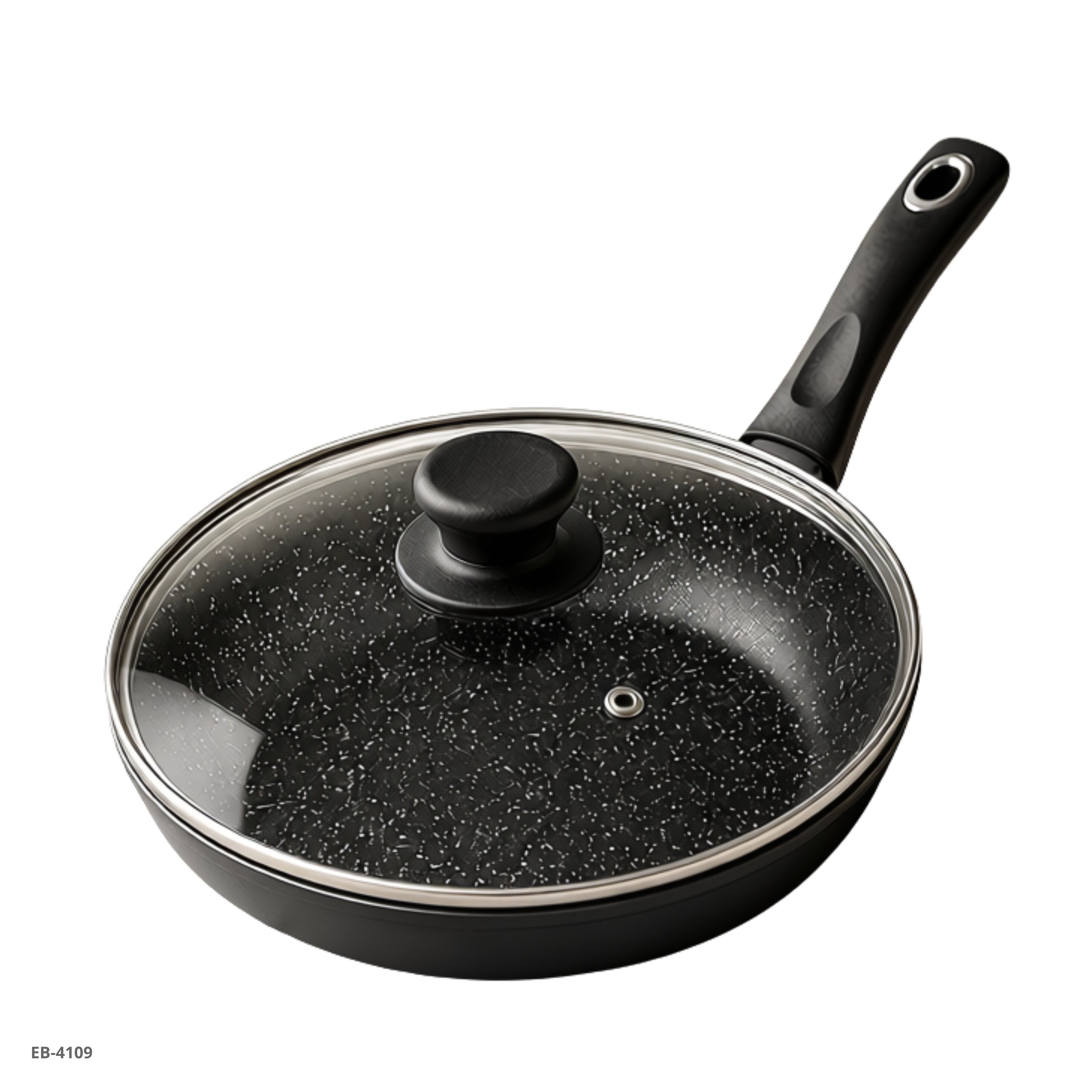 Sartén con Tapa de Vidrio 24 cm Edenberg - Ref. EB-4109