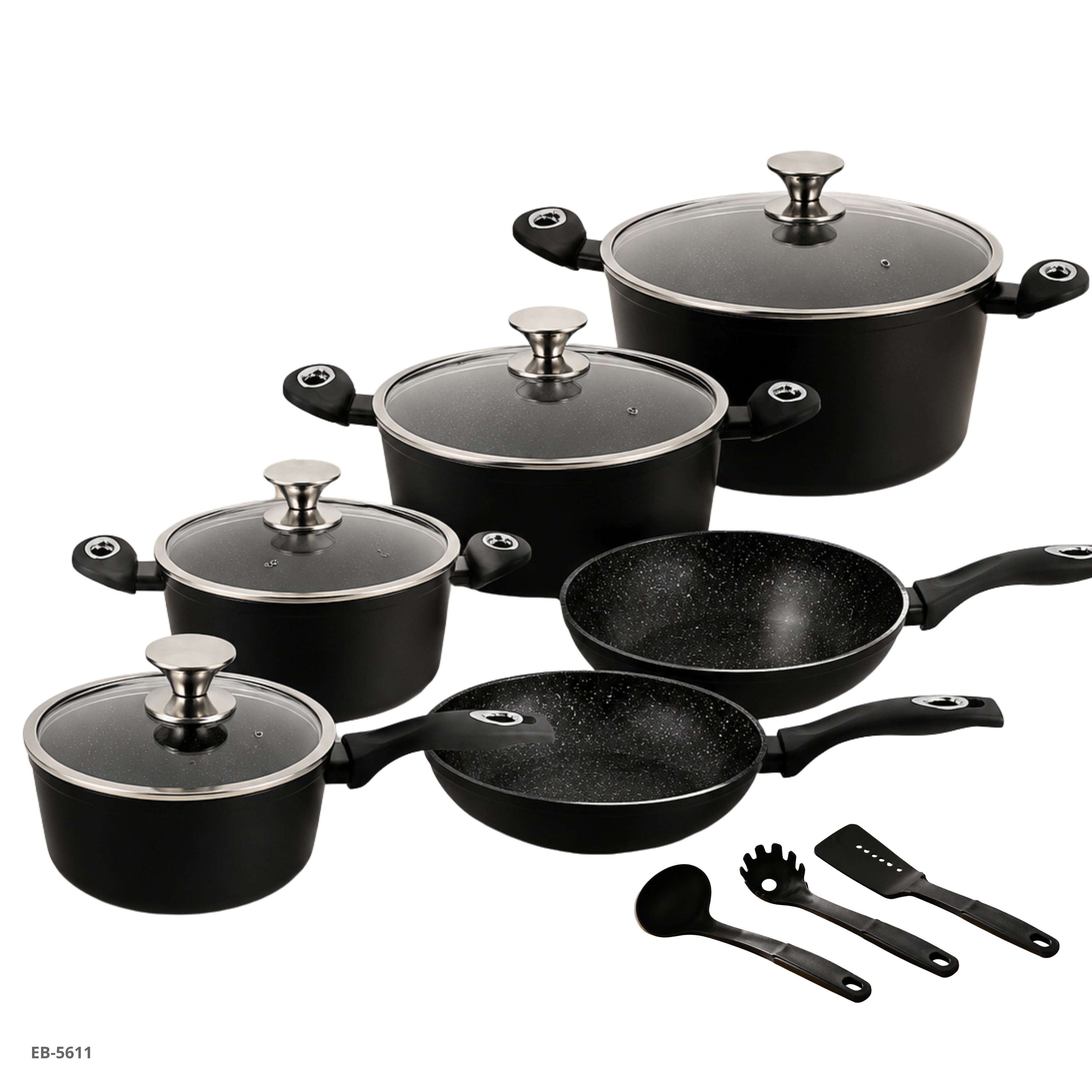 Set de Cocina 15 Piezas Edenberg - Ref. EB-5611