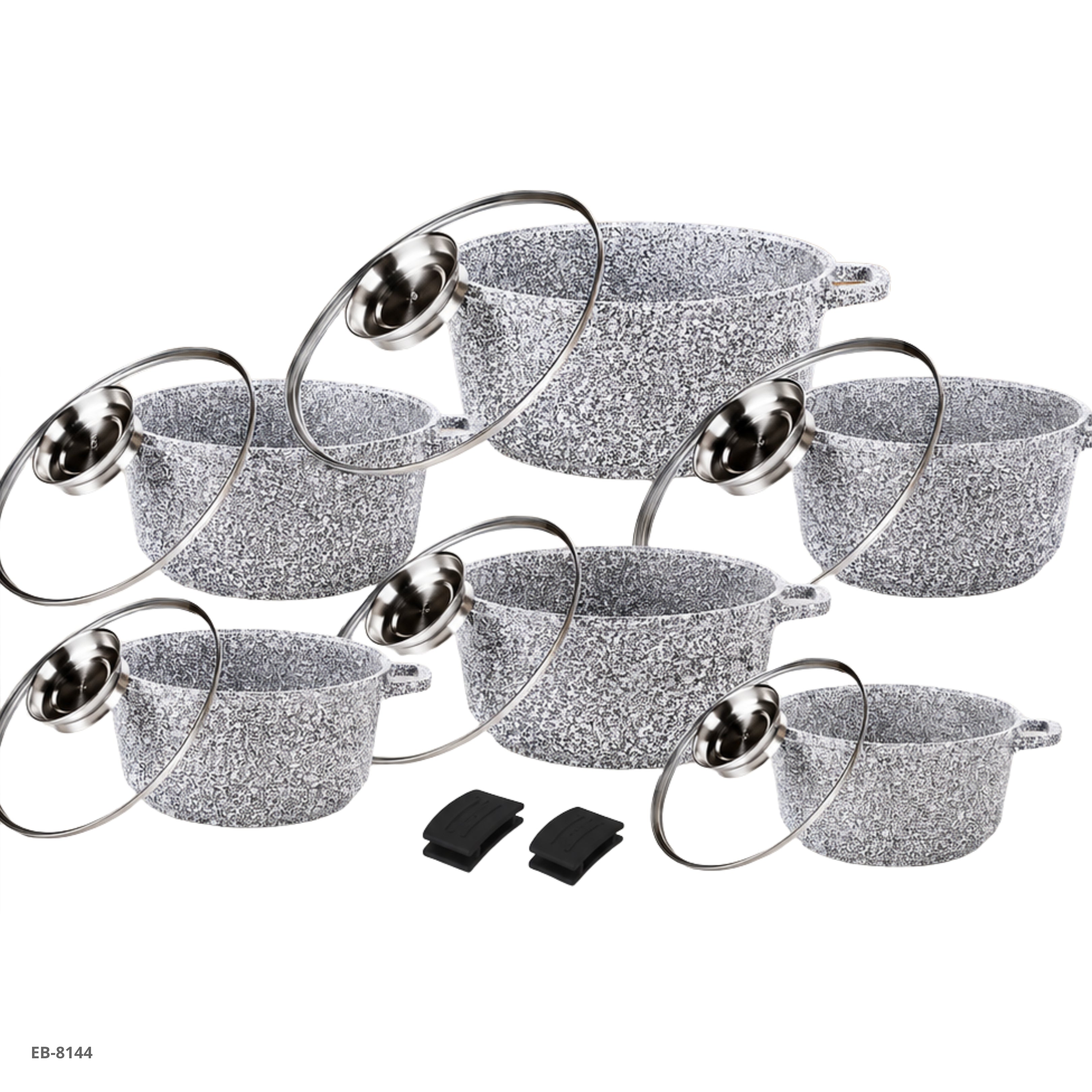 Set de Cocina 12 Piezas — Granito Edenberg - Ref. EB-8144