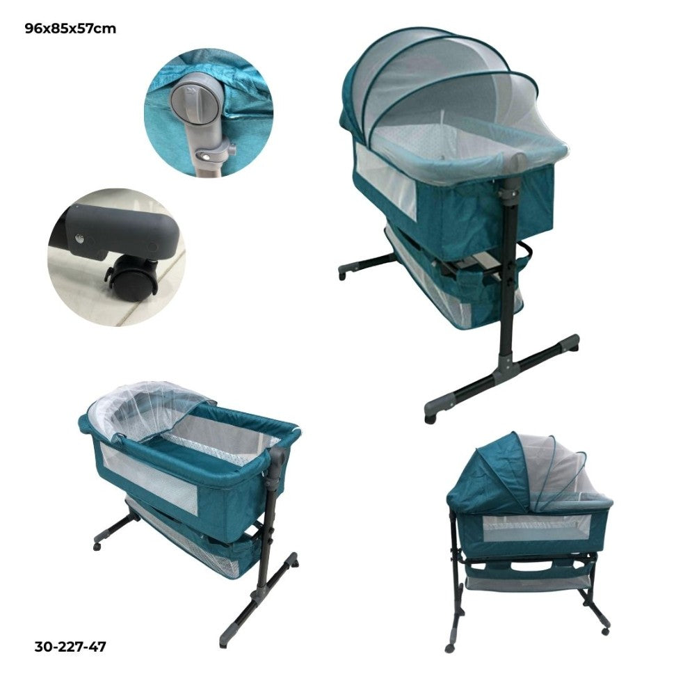 CUNA PORTATIL PLEGABLE VERDE