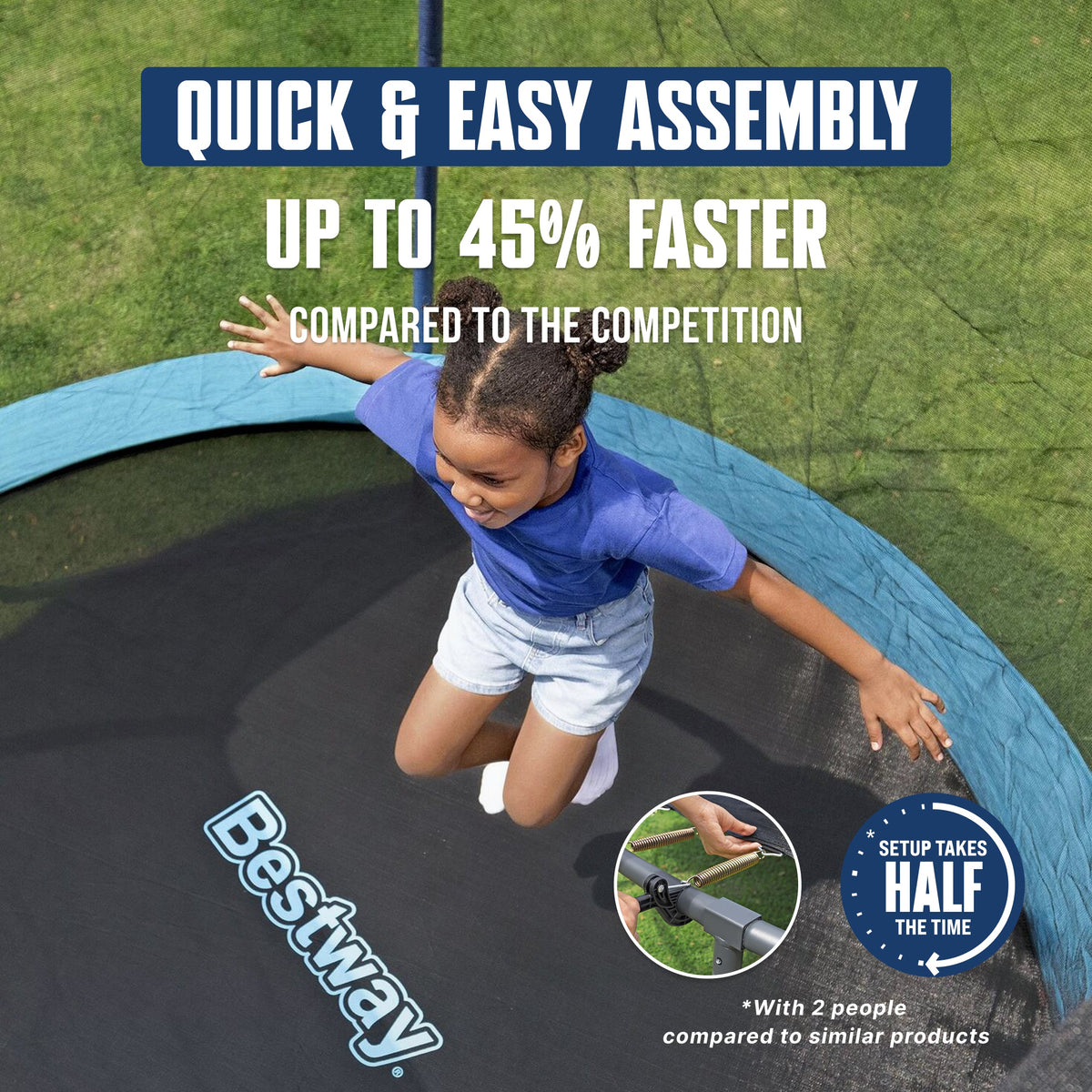 Trampolín Bestway Xtreme Air 10 pies (305 cm) con Red de Seguridad