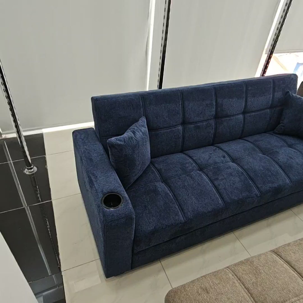 Sofá Cama con Baúl 210 cm